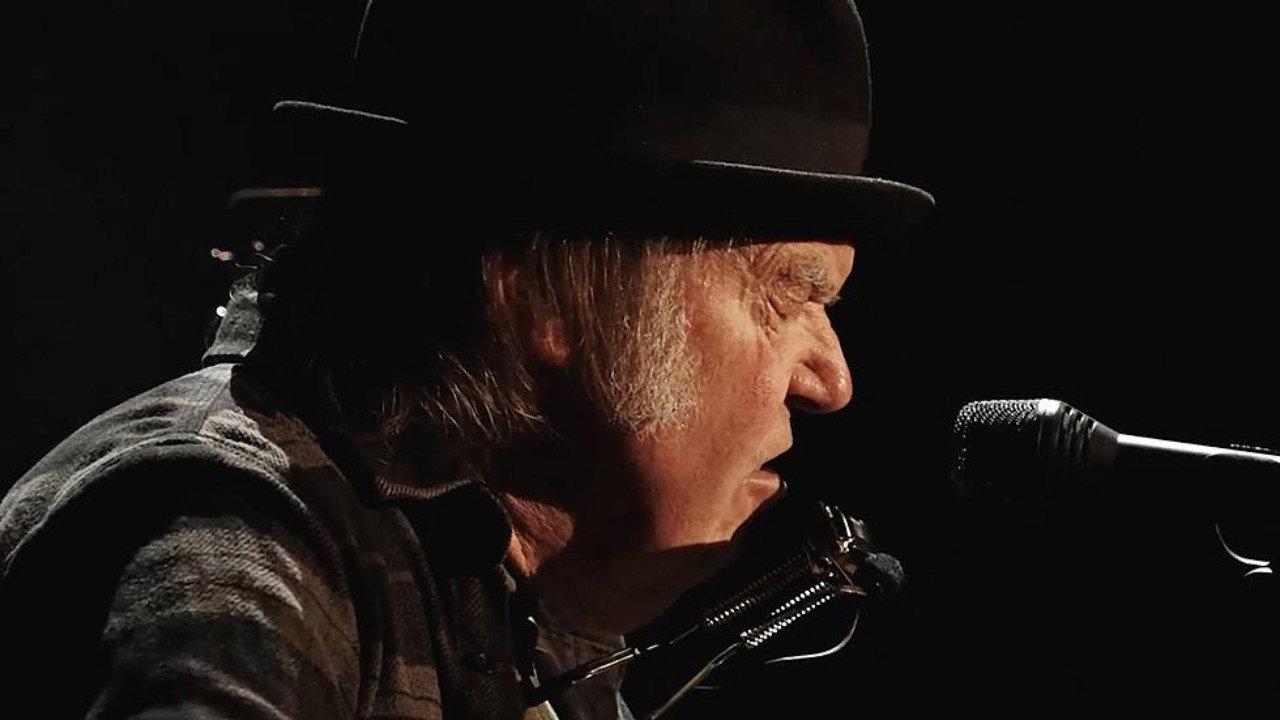 Neil Young: Timeless Orpheum 2020 movie scene