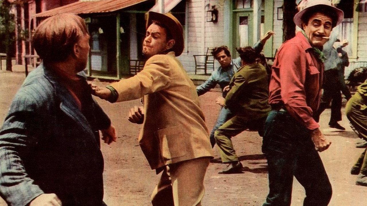 Guns of the Timberland 1960 movie scene