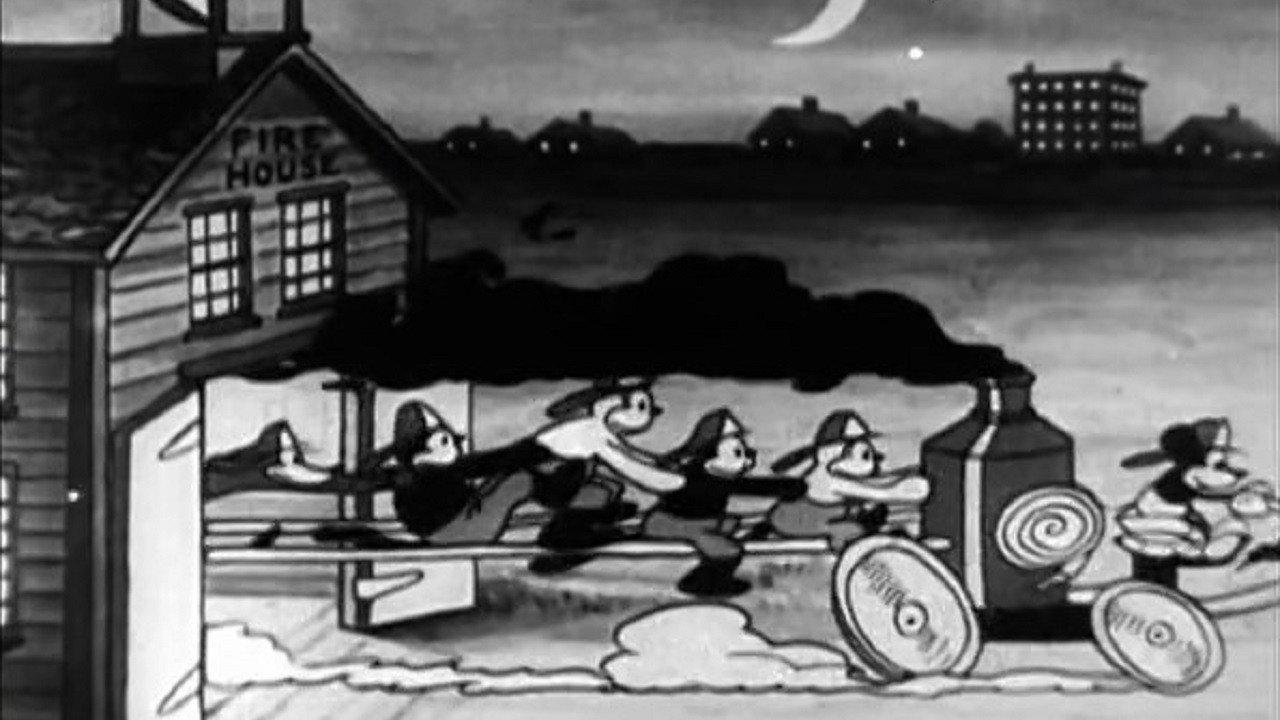 The Fire Fighters 1930 movie scene