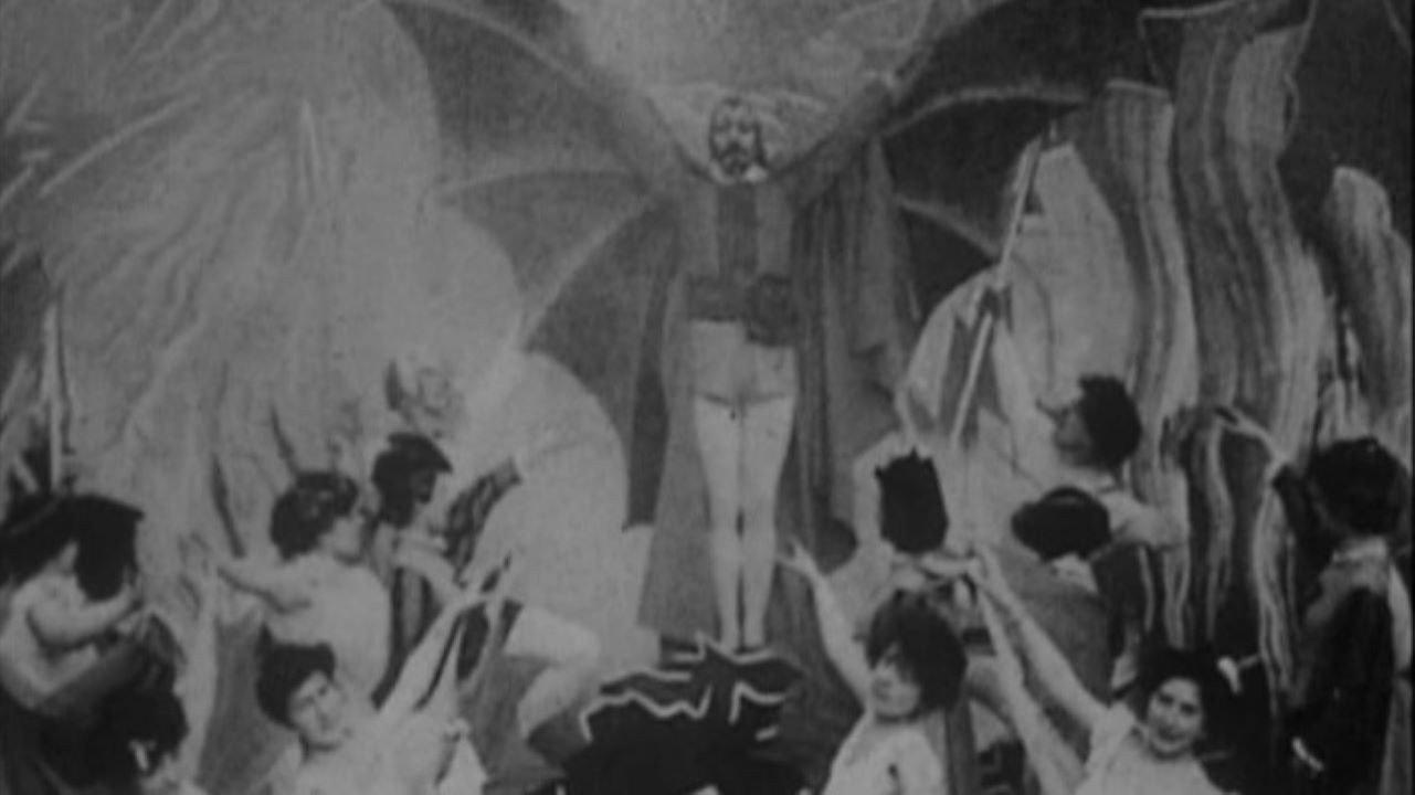 Faust in the Underworld 1903 movie scene