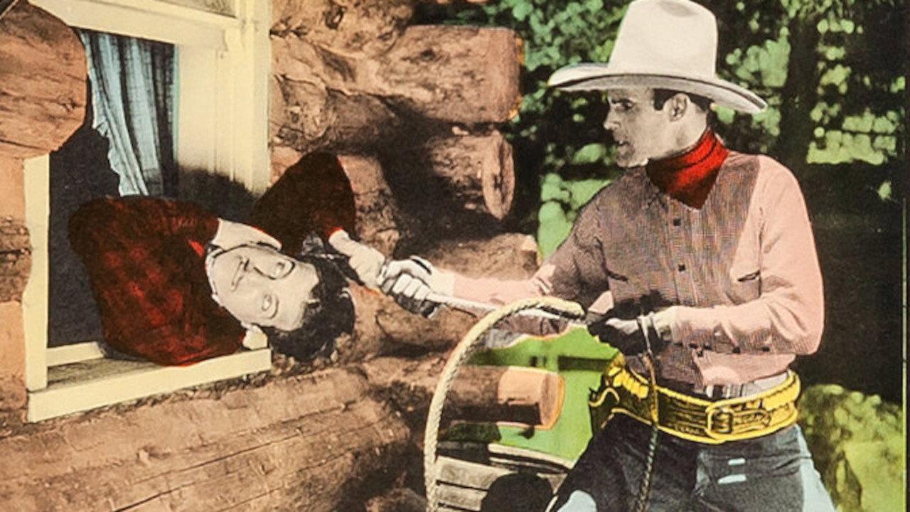 A Wanderer of the West 1927 movie scene