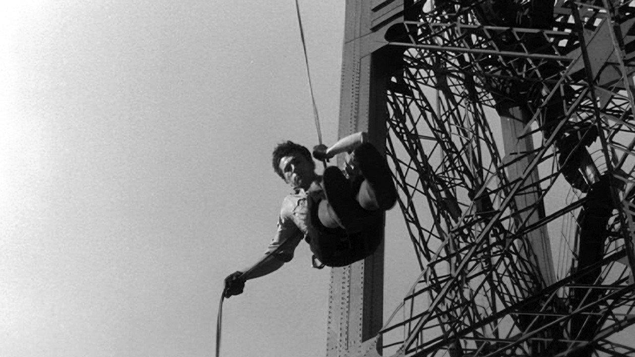 À l'Assaut de la Tour Eiffel 1947 movie scene