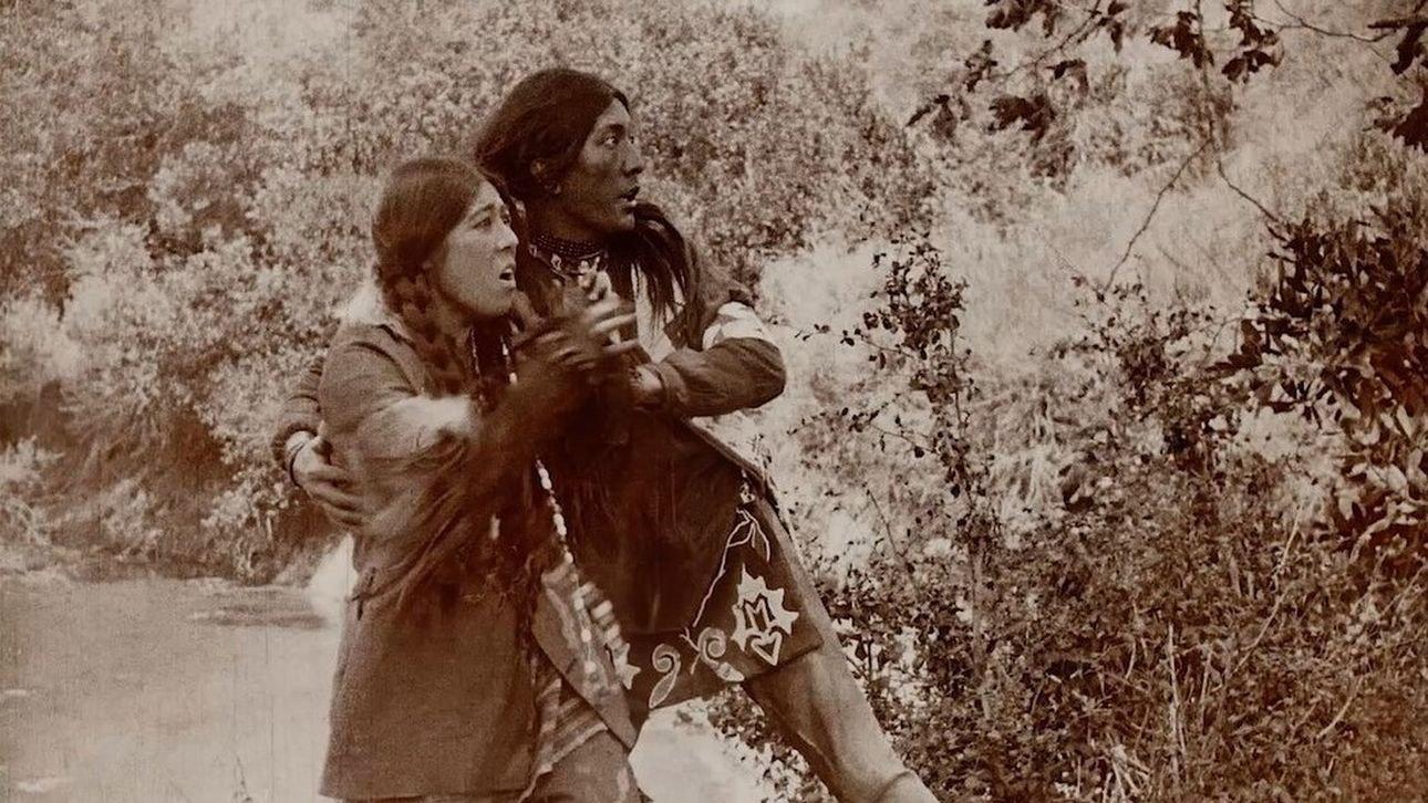 The Death Mask 1914 movie scene