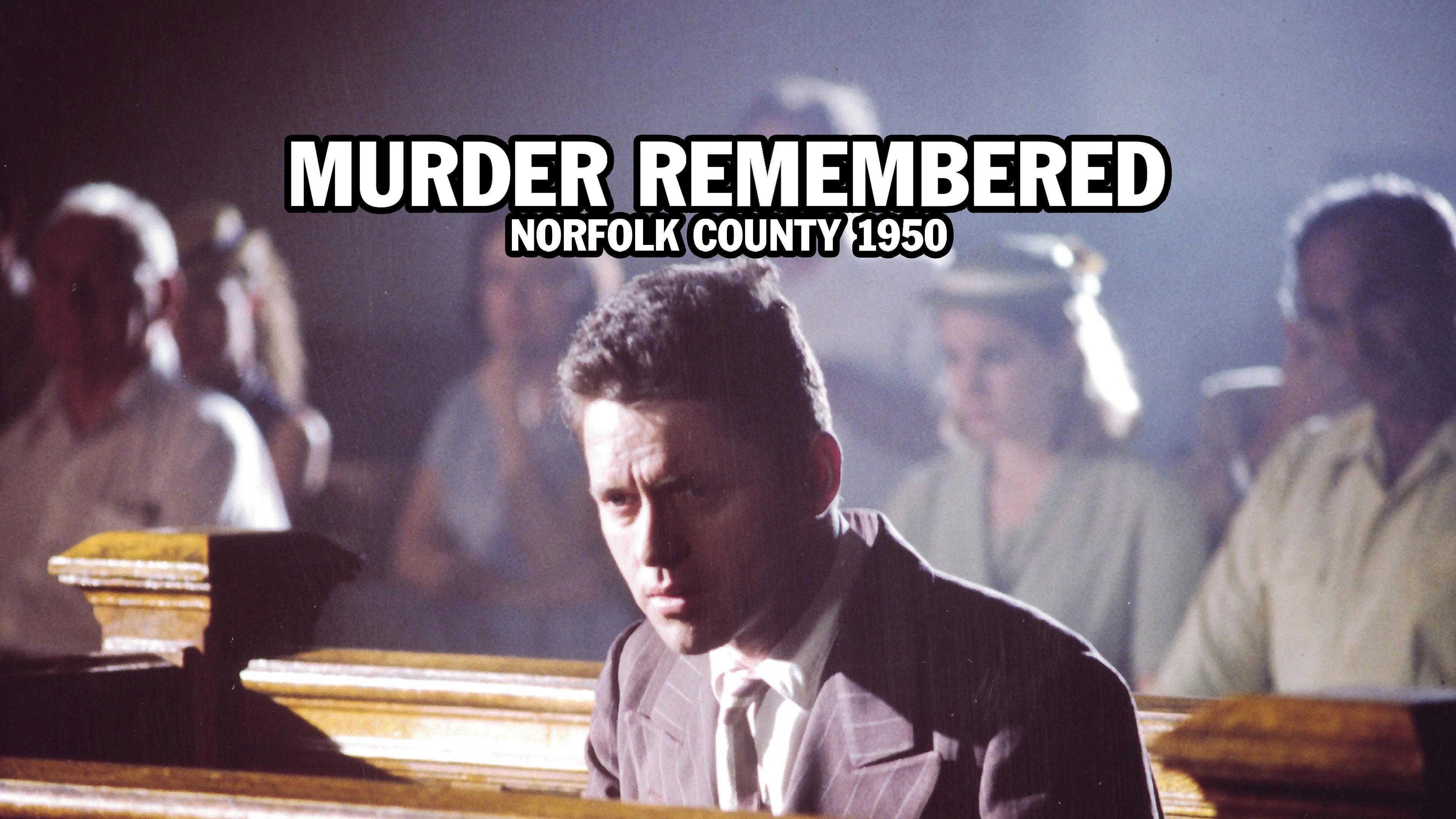 Murder Remembered - Norfolk County 1950. 1997 movie scene