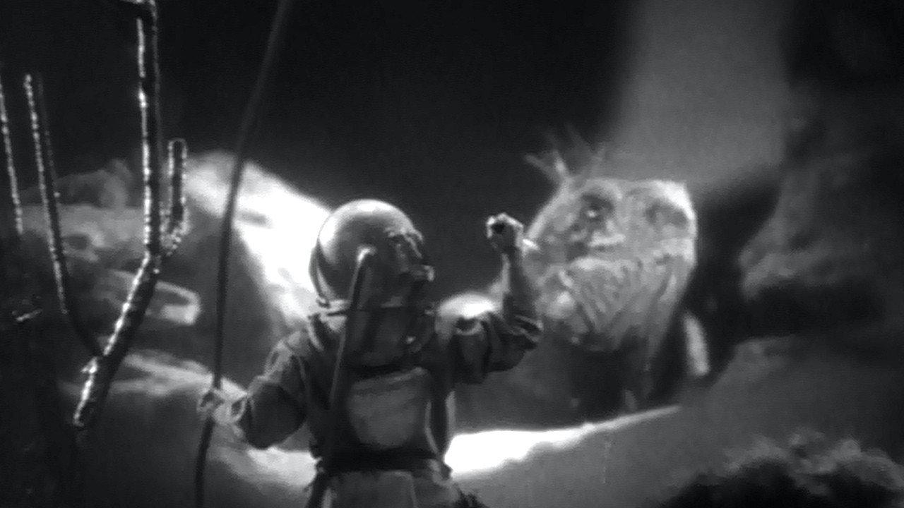 The Secret of the Loch 1934 movie scene