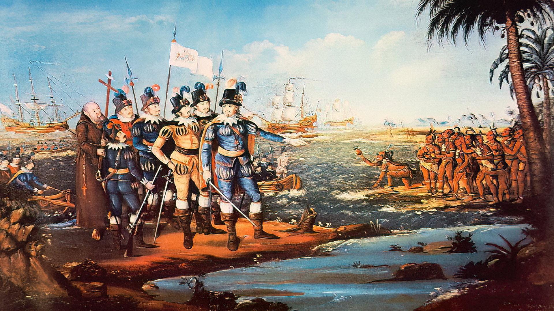 Great Adventurers: Christopher Columbus and the New World 1999 movie scene
