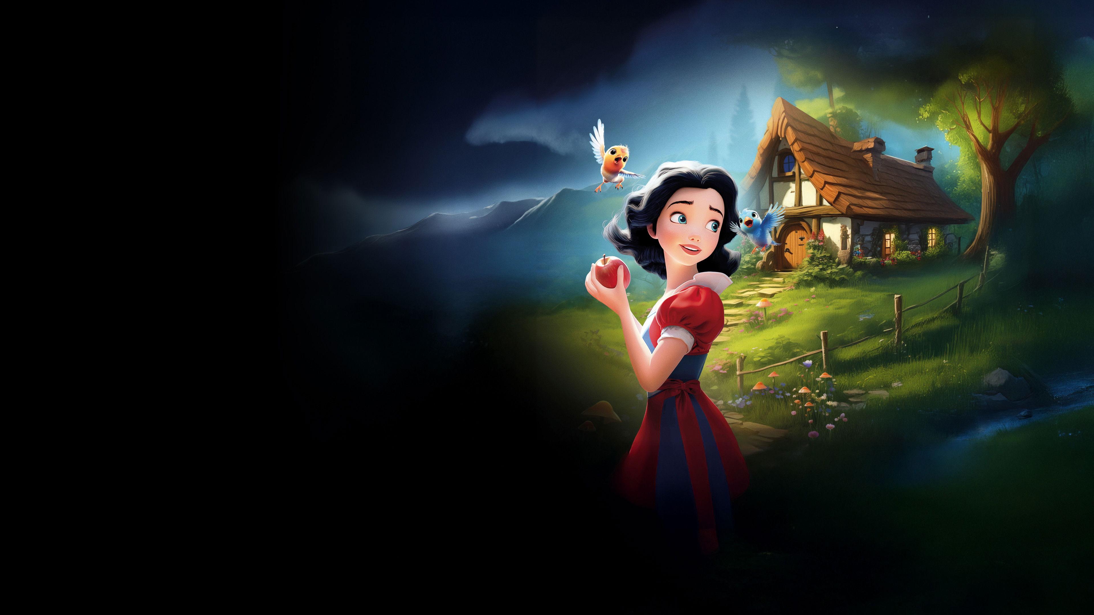 Snow White and the 7 Dwarfs 2025 movie scene