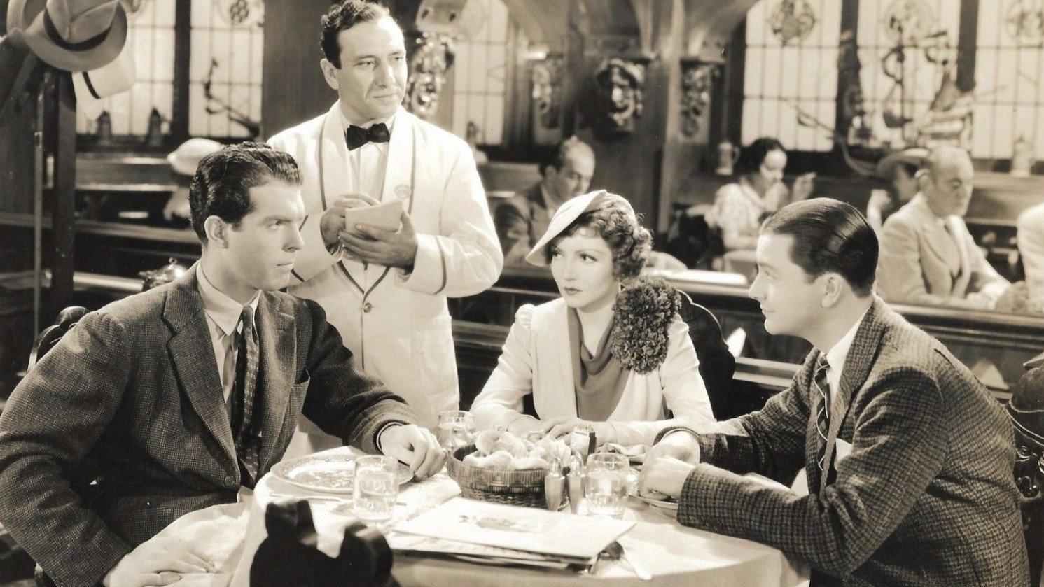 The Bride Comes Home 1935 movie scene