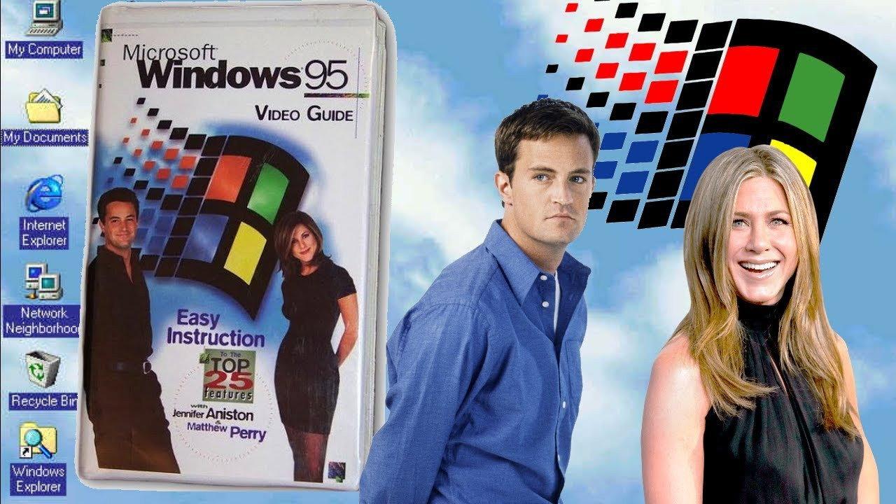 Microsoft Windows 95 Video Guide 1995 movie scene