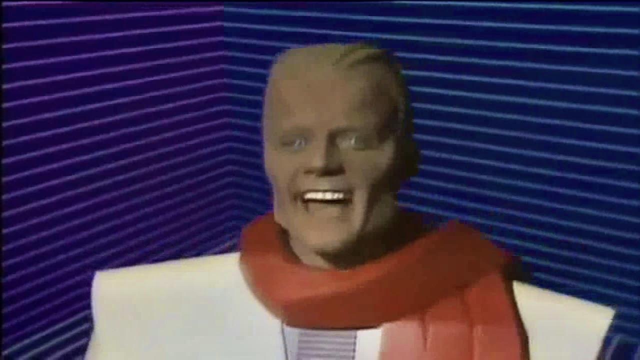 Max Headroom's Giant Christmas Turkey 1986 movie scene