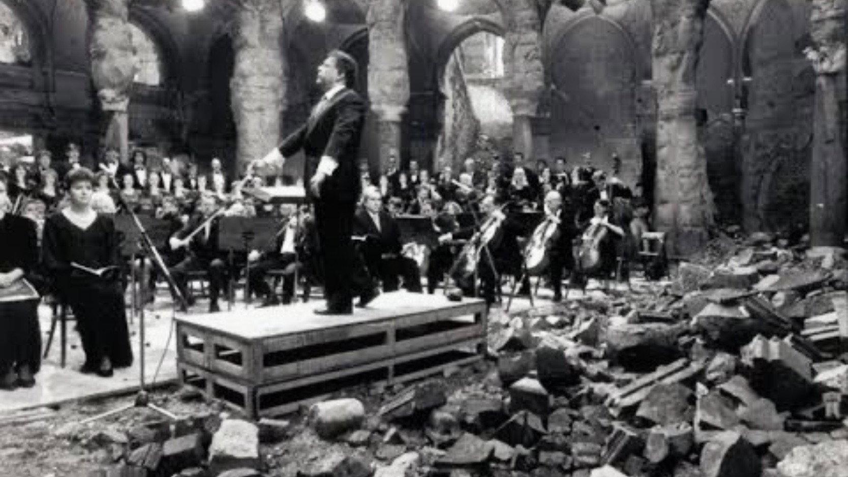 Mozart:The Requiem from Sarajevo 1993 movie scene