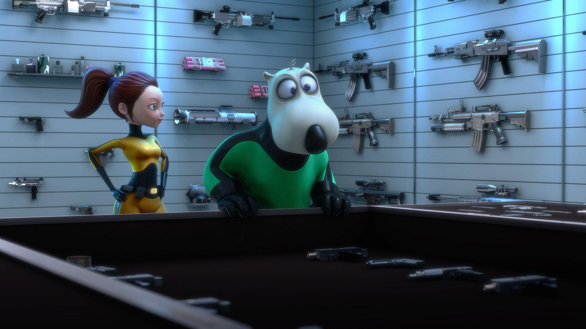 Super White Bear: Spy Adventures 2017 movie scene