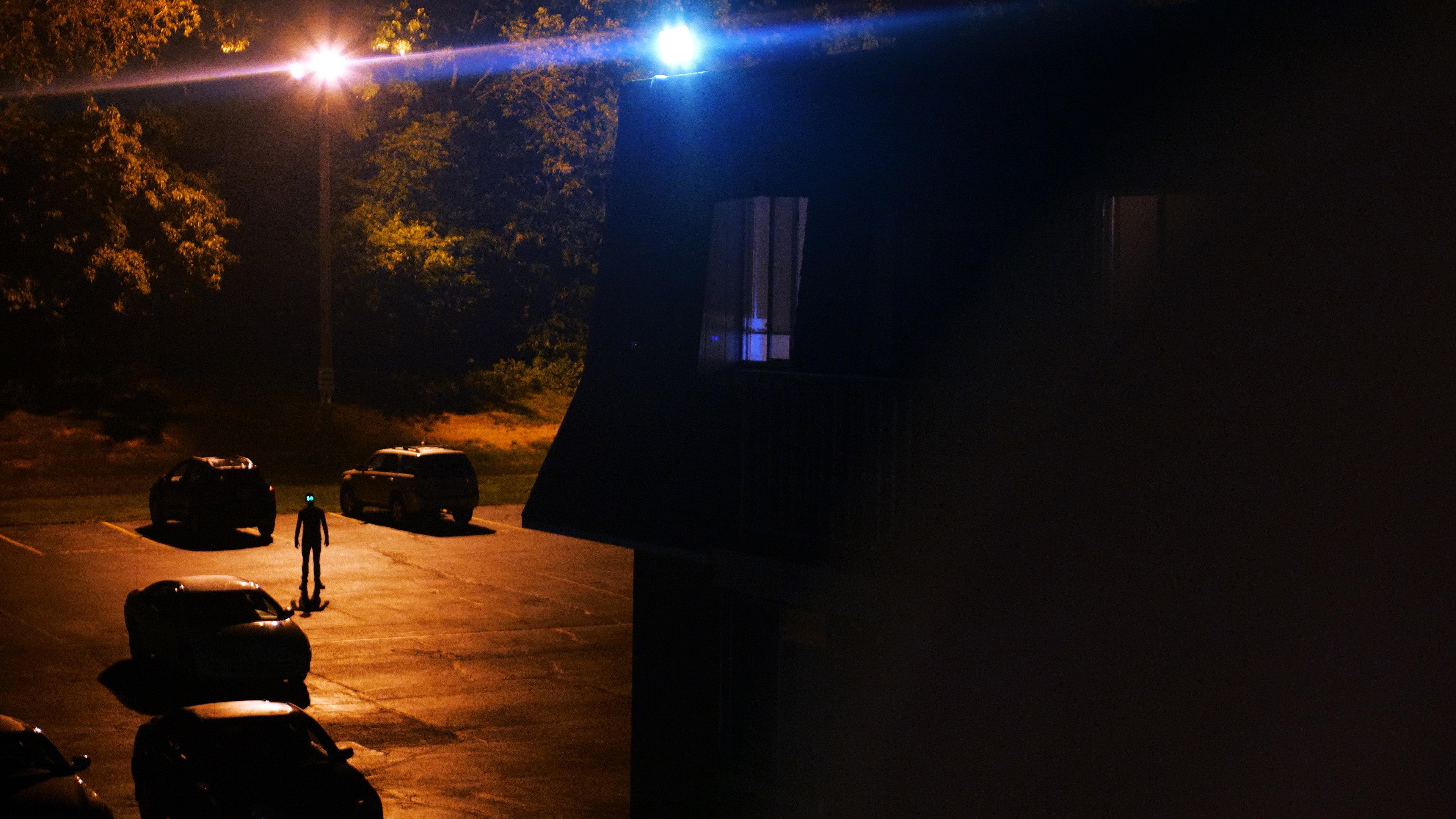 The Things With The Glowing Green Eyes 2019 movie scene