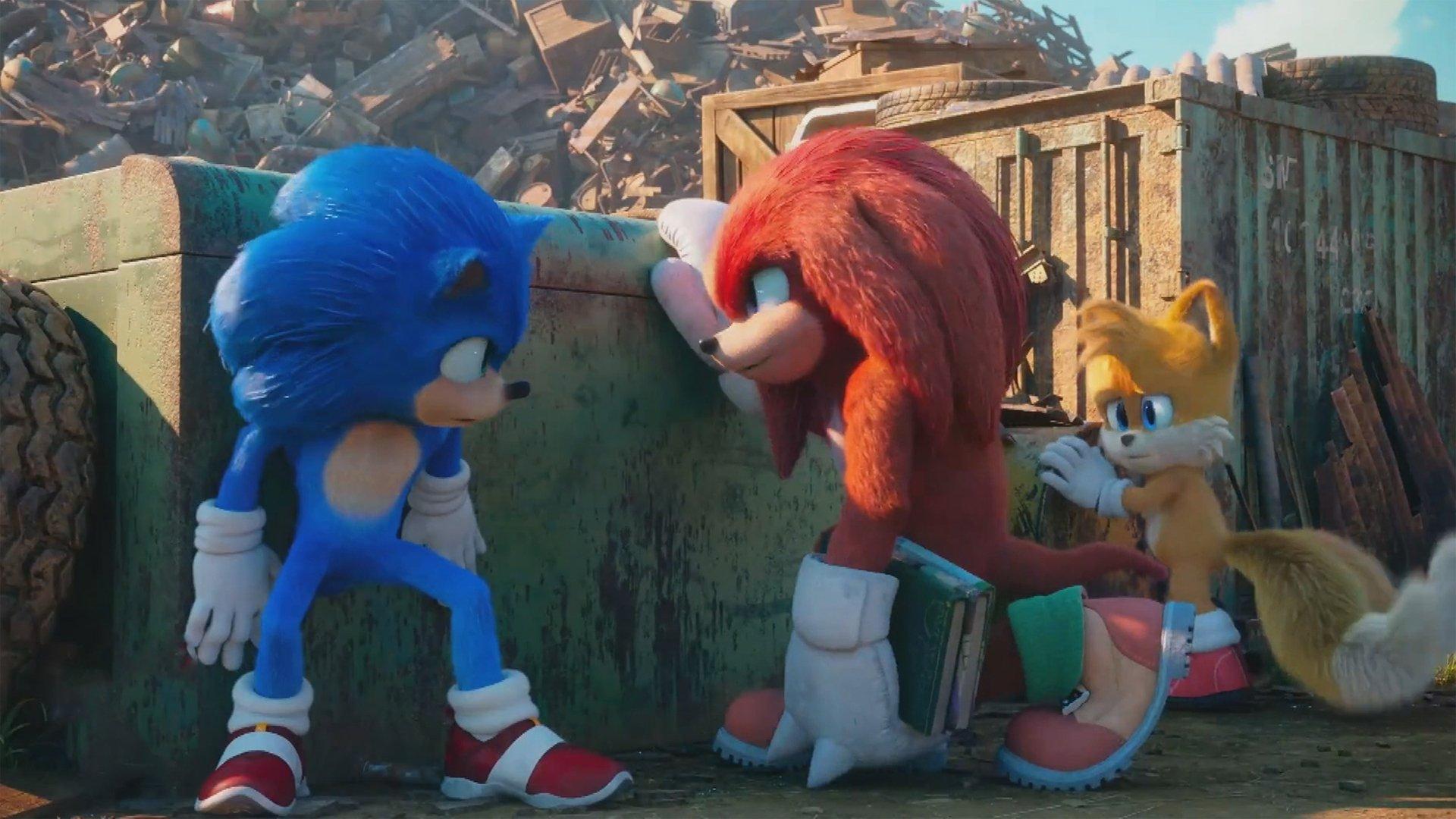 Sonic Drone Home 2022 movie scene