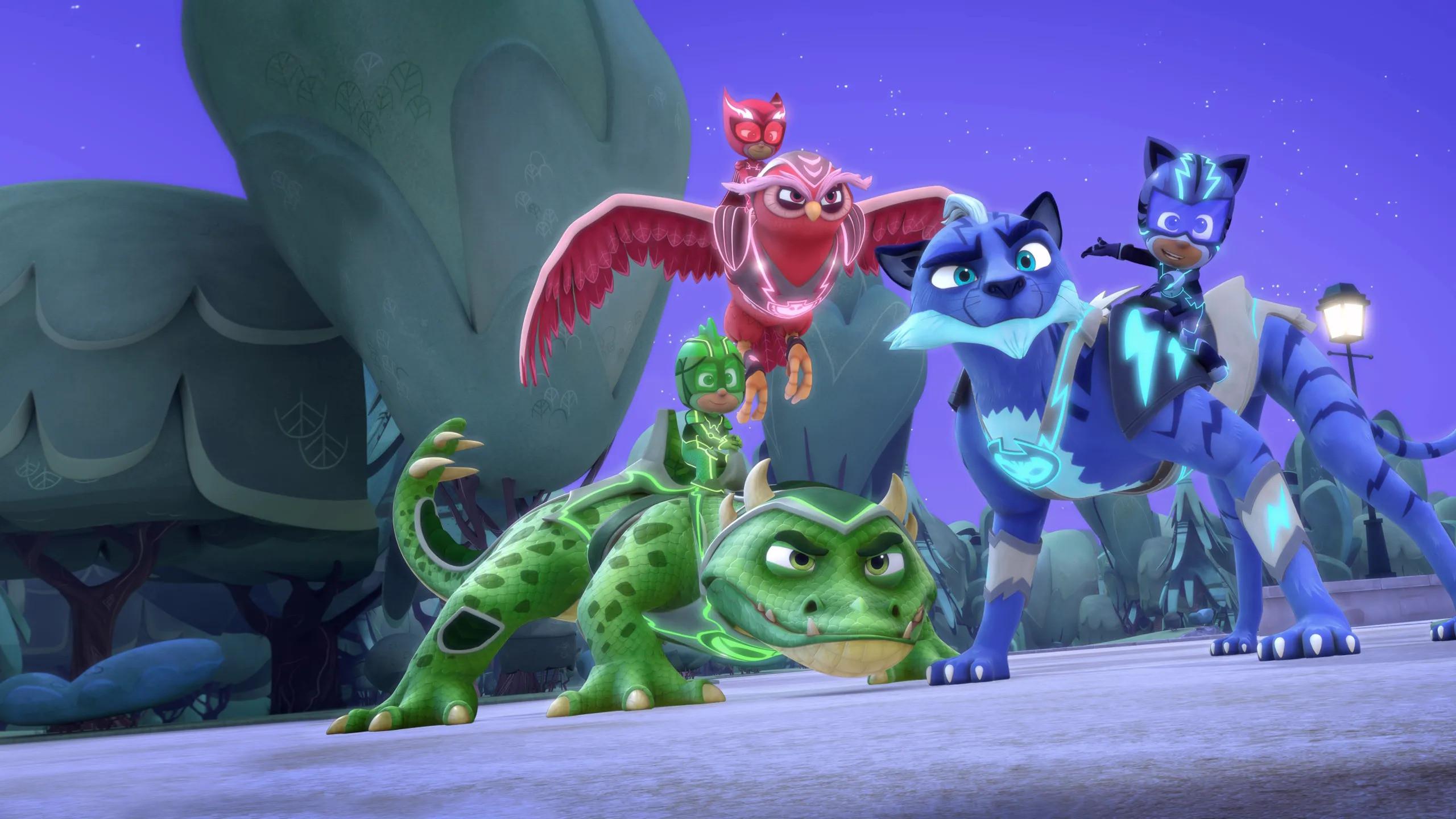 PJ Masks: Heroes of the Road 2022 movie scene