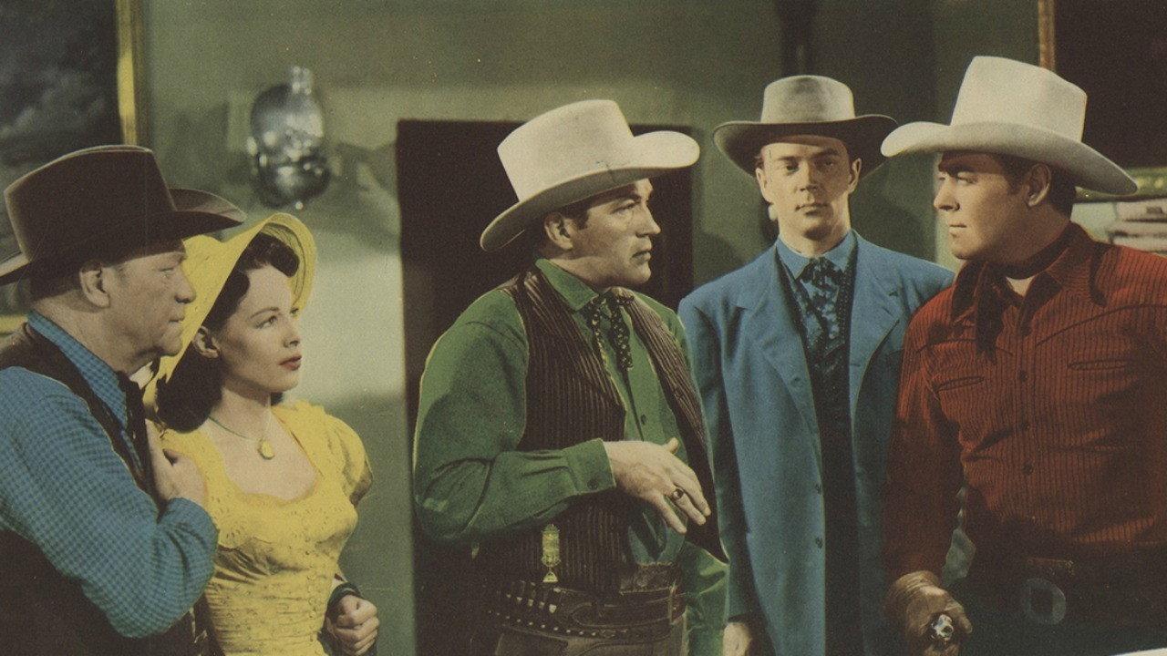 Vigilante Hideout 1950 movie scene