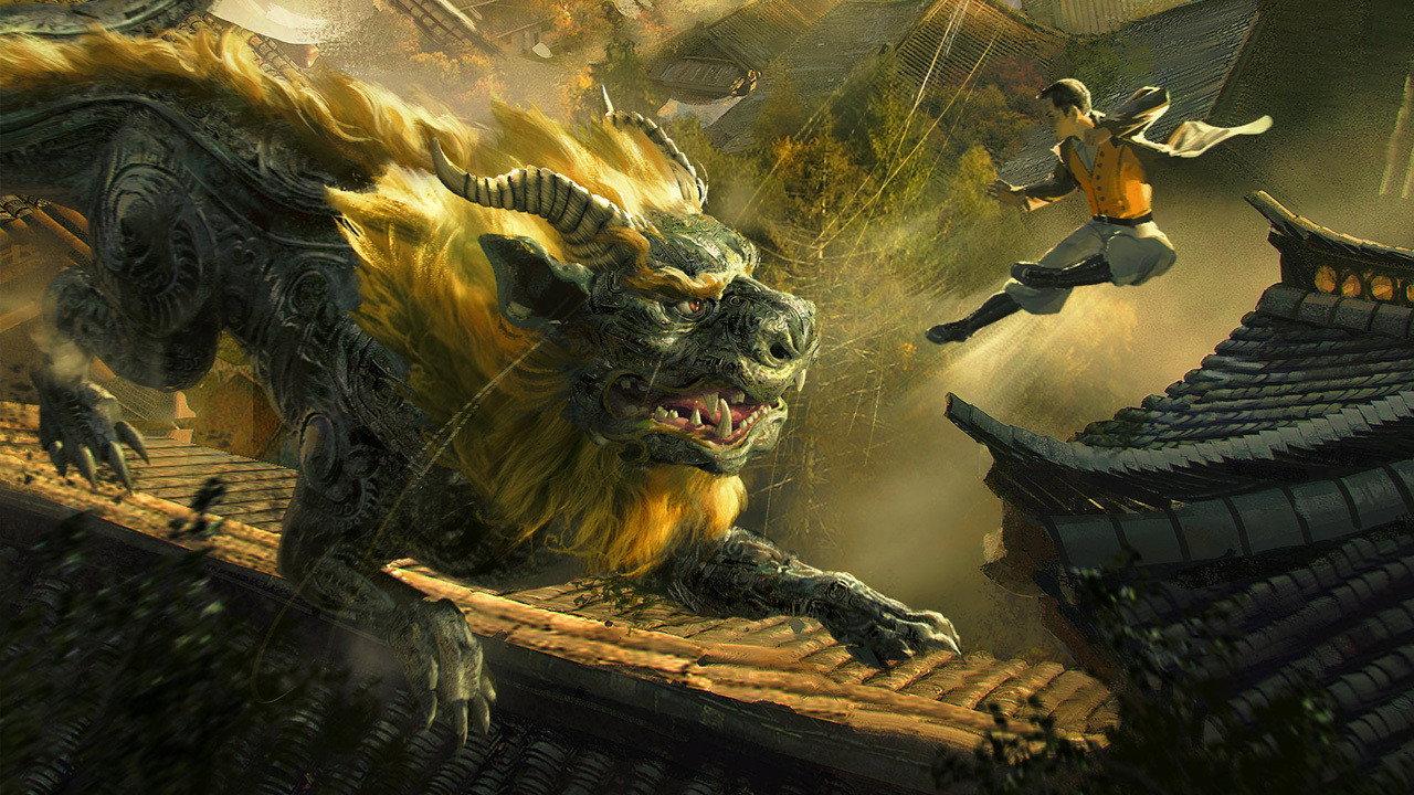 Mysterious Ancient Beasts 2020 movie scene