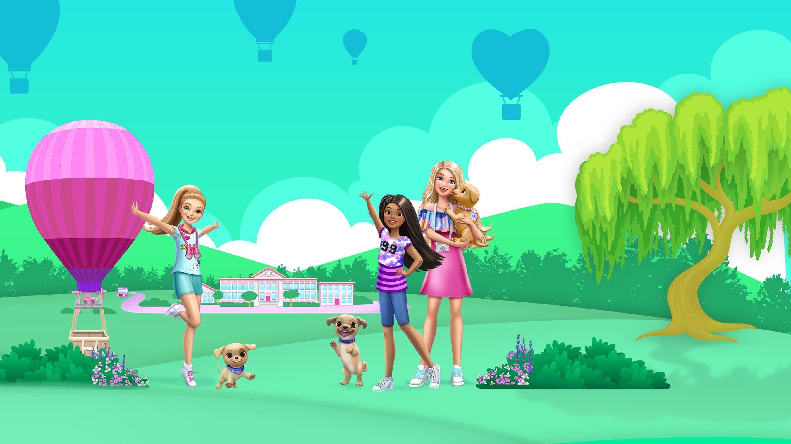 Barbie and Stacie to the Rescue 2024 movie scene