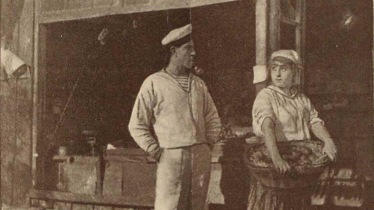 Black Rocks Legend 1916 movie scene