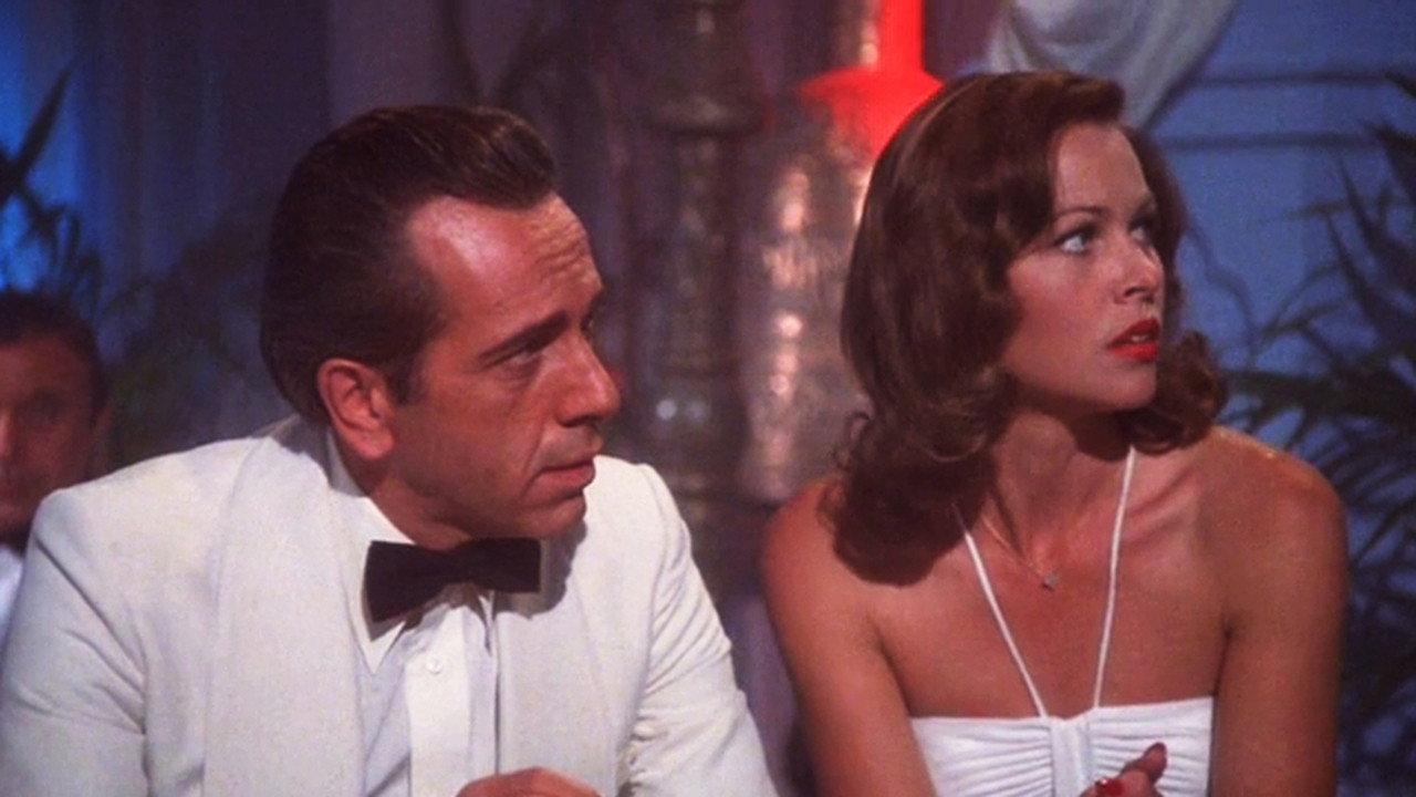 The Man with Bogart's Face 1980 movie scene