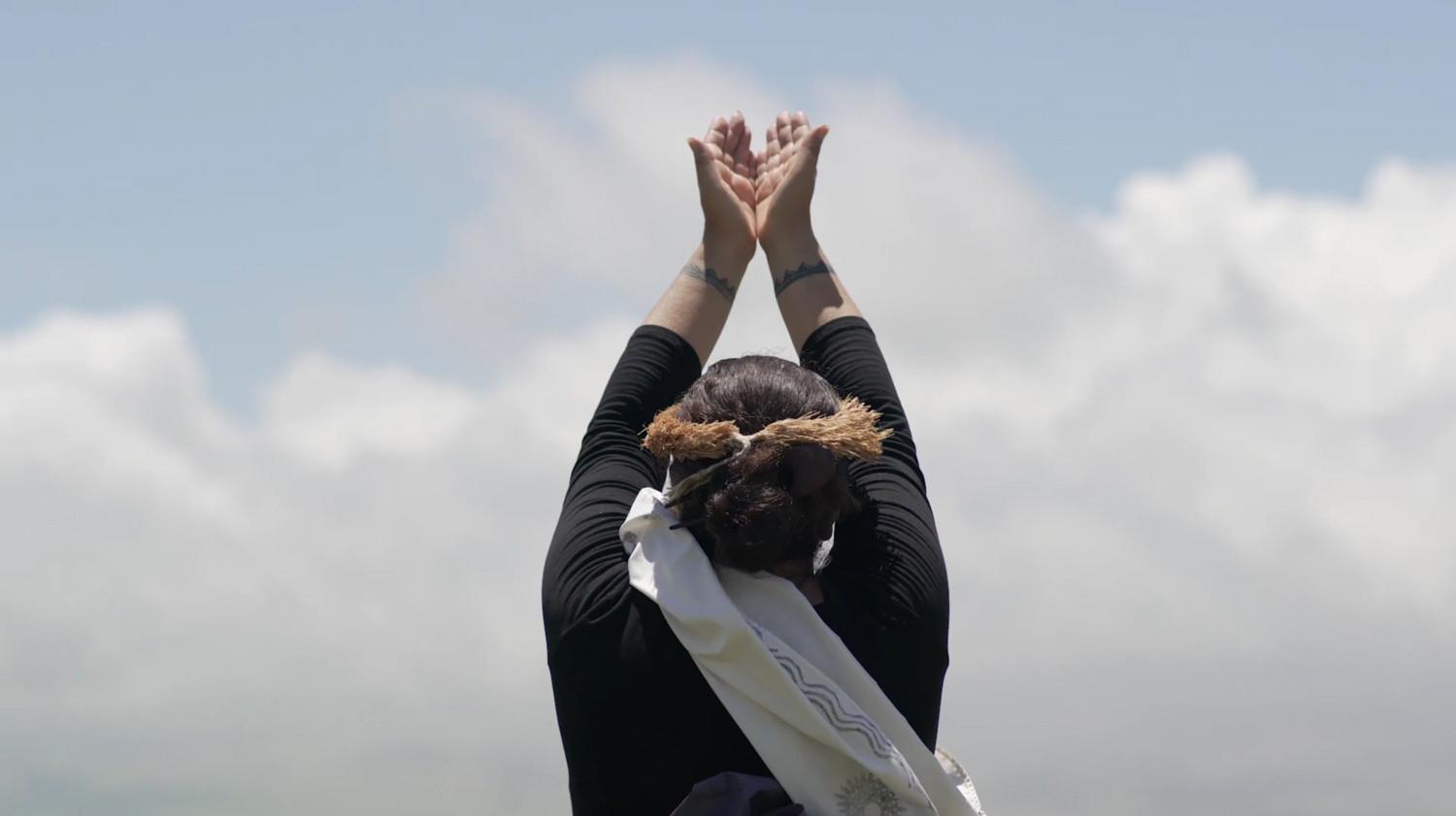 Standing Above the Clouds 2019 movie scene