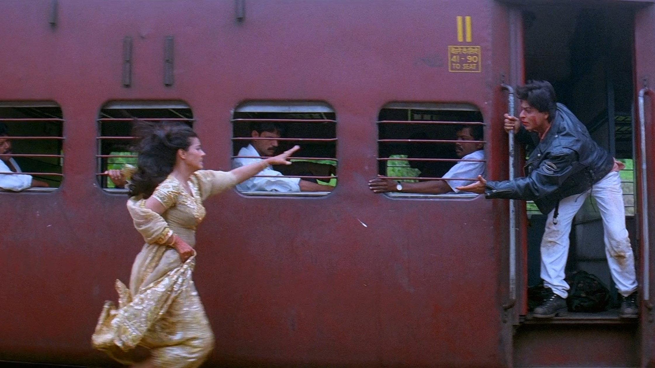 Dilwale Dulhania Le Jayenge 1995 movie scene