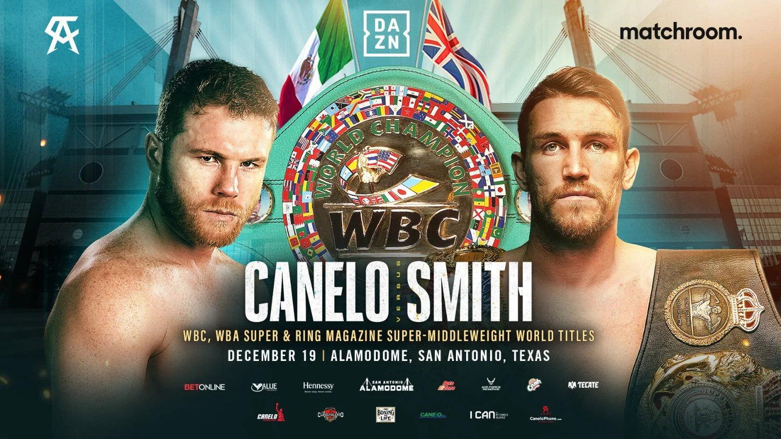 Canelo Alvarez vs. Callum Smith 2020 movie scene