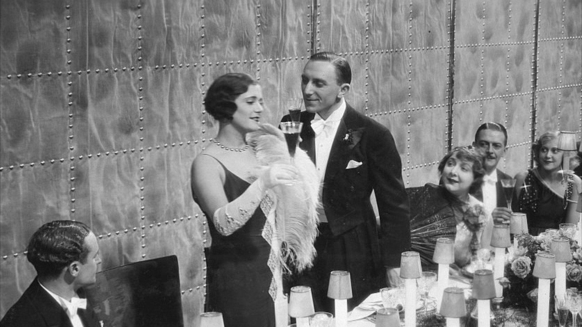 Zwei Krawatten 1930 movie scene