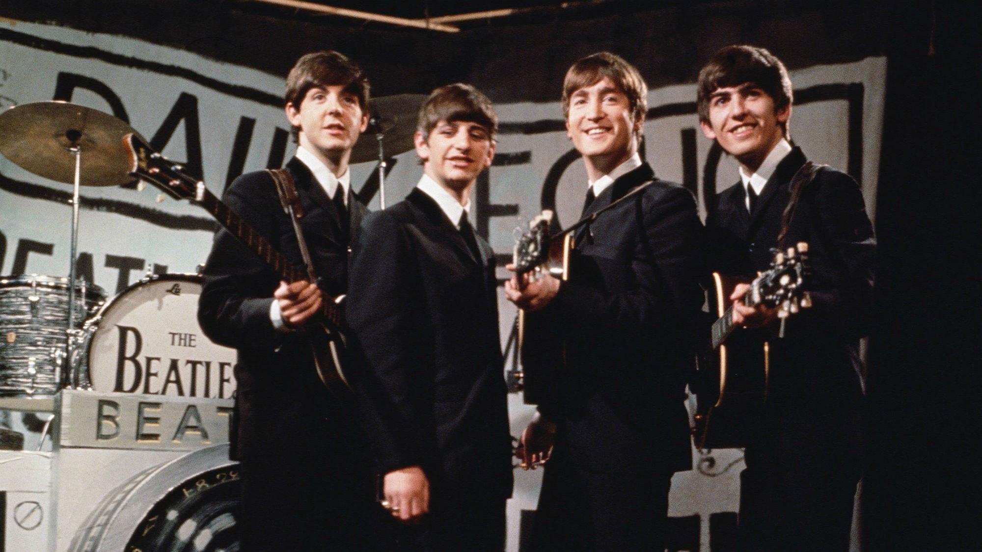 The Beatles 2025 movie scene