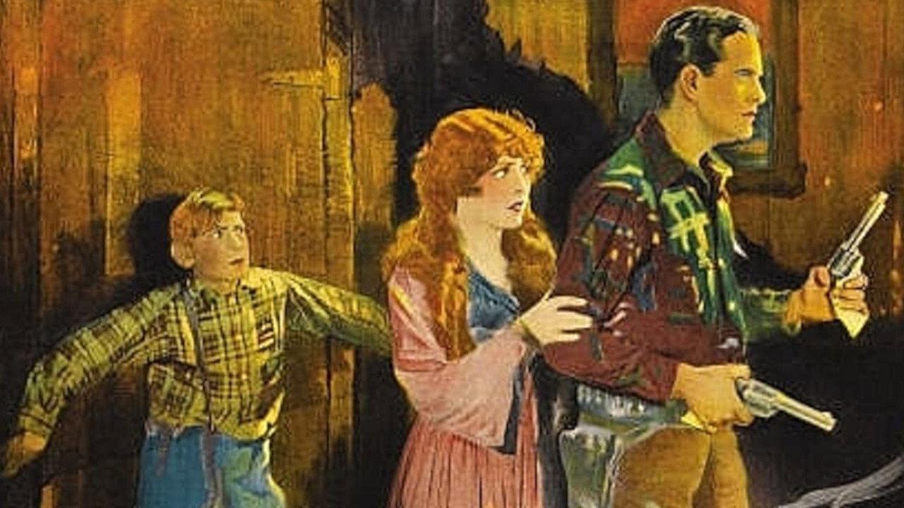 The Passing of Wolf MacLean 1924 movie scene