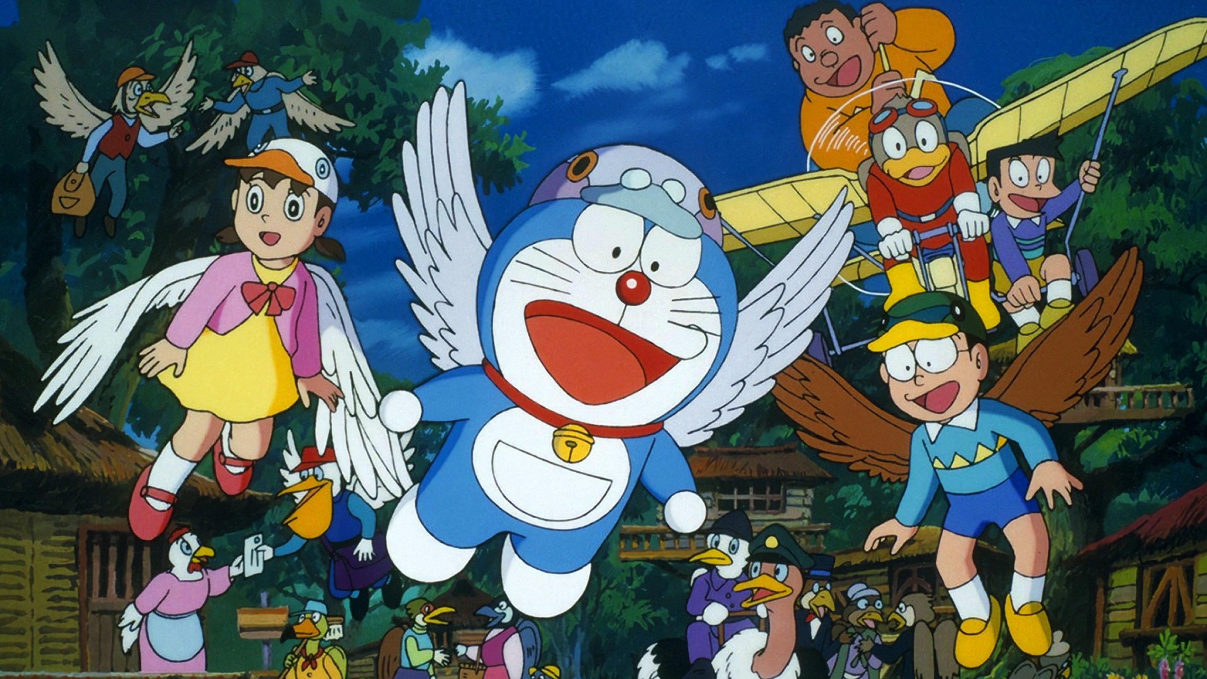 Doraemon: Nobita and the Winged Braves 2001 movie scene