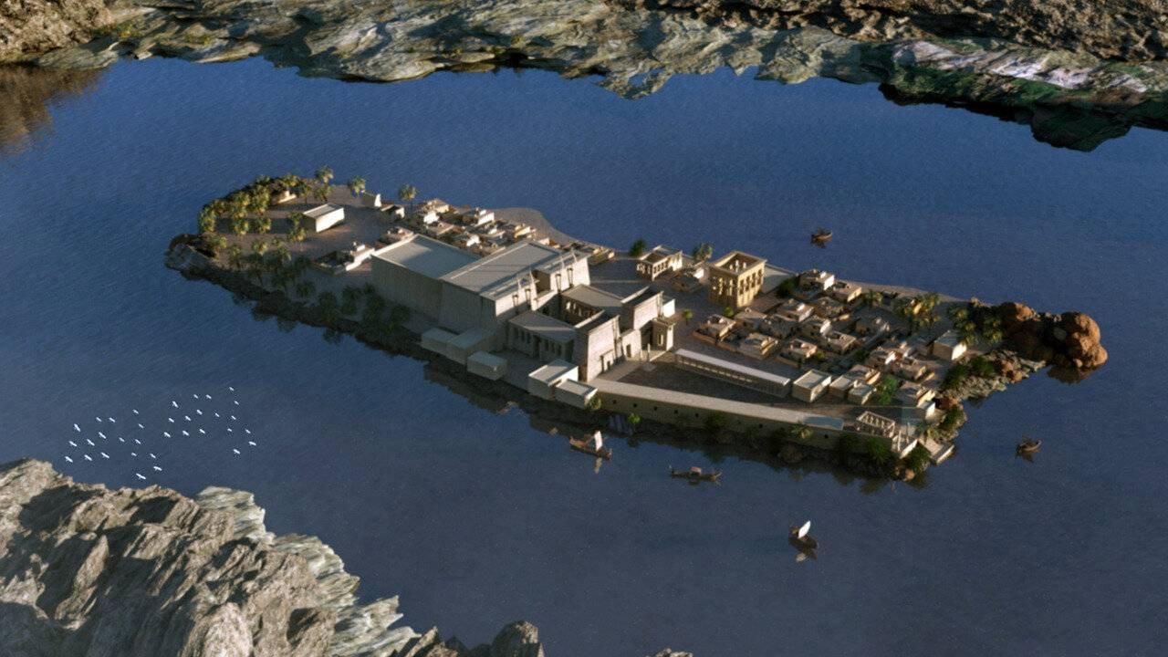 Philae, le sanctuaire englouti 2023 movie scene