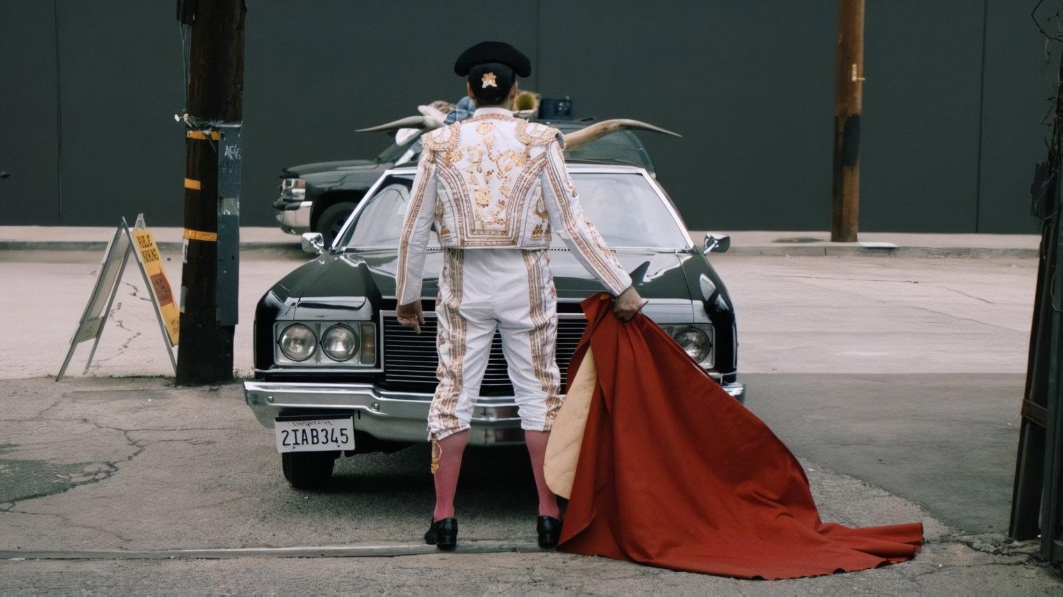 The Bullfighter 2023 movie scene