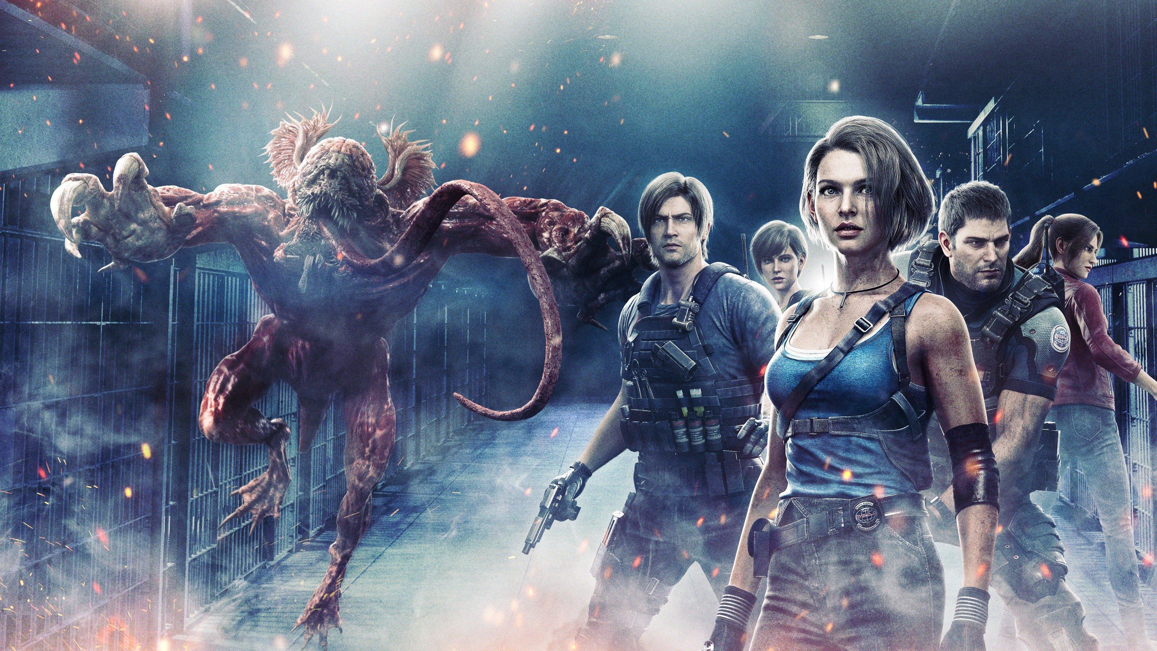 Resident Evil: Death Island 2023 movie scene