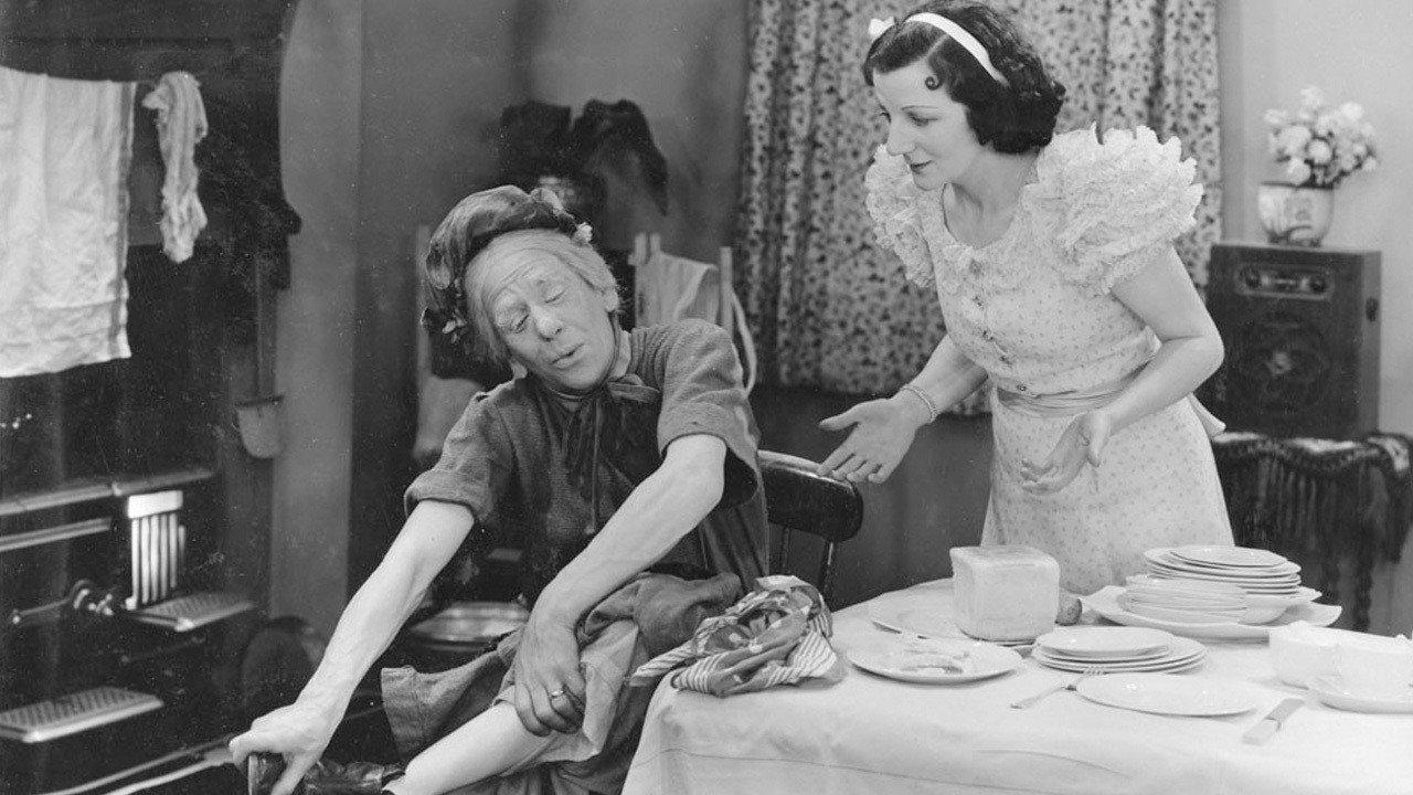 Old Mother Riley in Paris 1938 movie scene