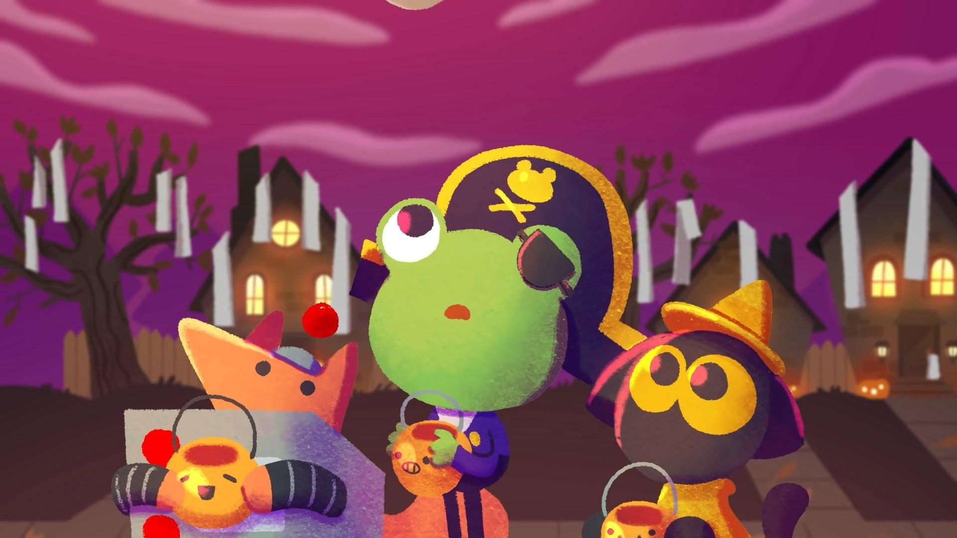 Halloween 2017 Google Doodle: Jinx's Night Out 2017 movie scene
