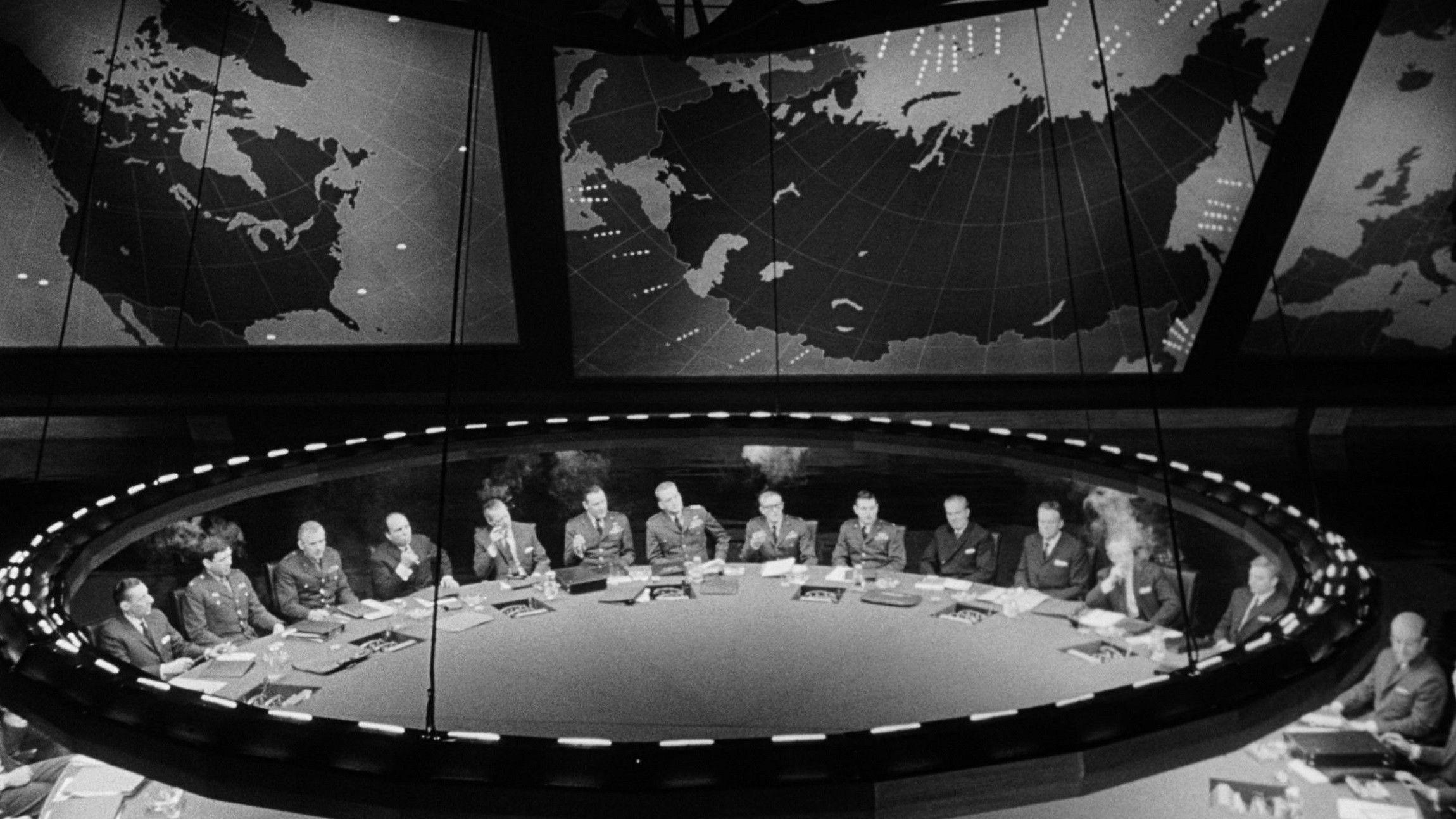 Dr. Strangelove or: How I Learned to Stop Worrying and Love the Bomb 1964 movie scene