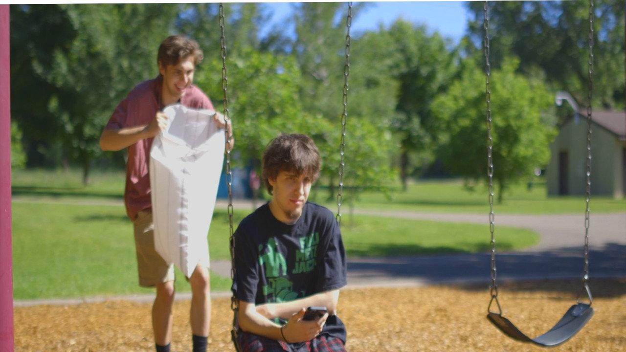 The Slacker and the Stalker 2024 movie scene