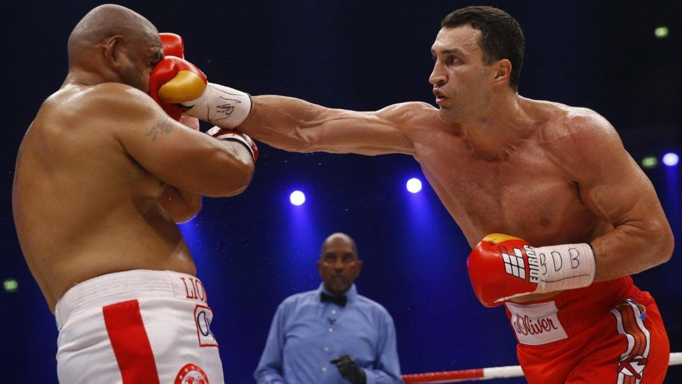 Wladimir Klitschko vs. Alex Leapai 2014 movie scene