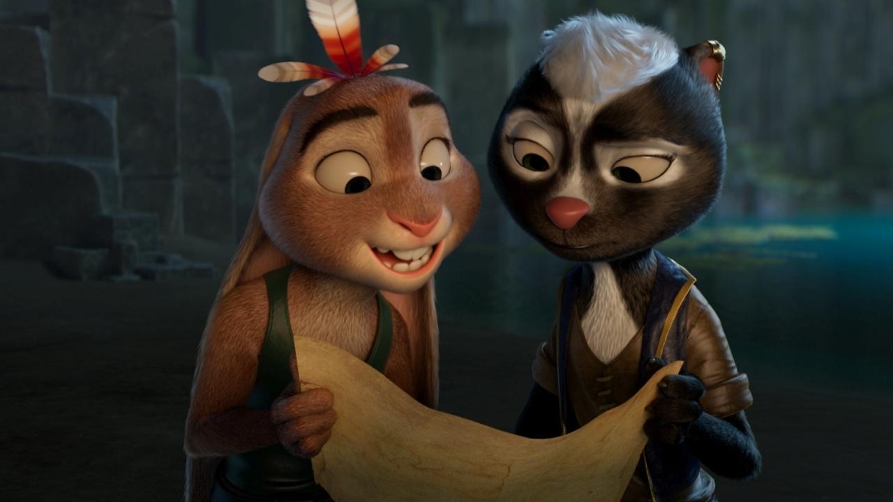 Chickenhare and the Hamster of Darkness 2022 movie scene