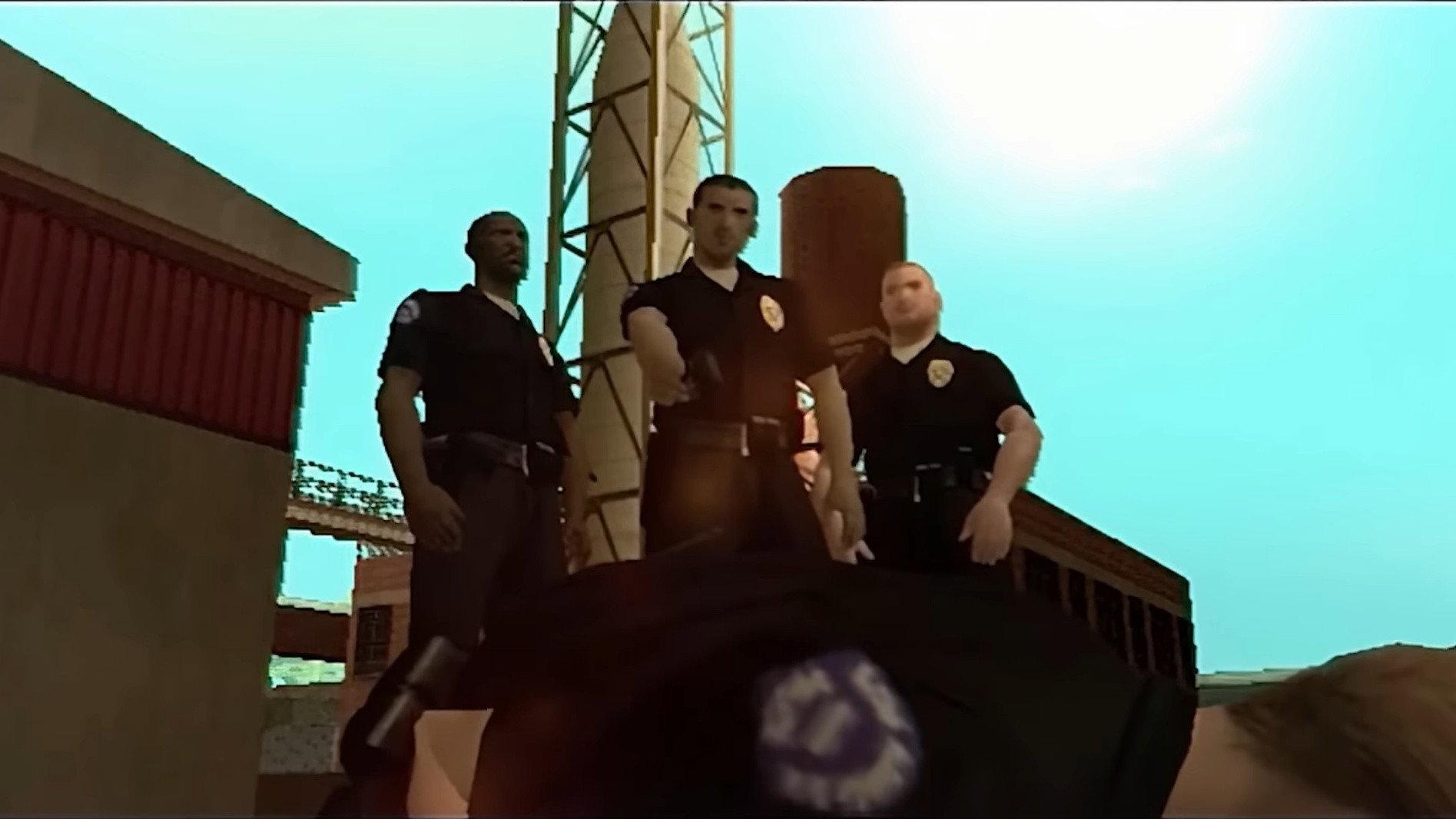 Grand Theft Auto: San Andreas - The Introduction 2004 movie scene