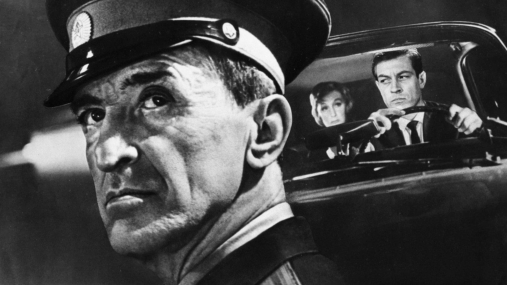 A Shot in the Fog 1964 movie scene