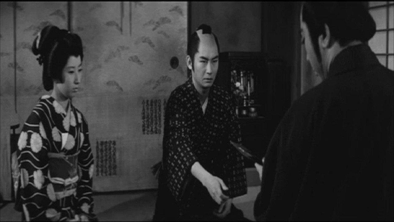 Casebook of Dandy Sashichi: The Iron Mask Laughing in the Darkness 1960 movie scene