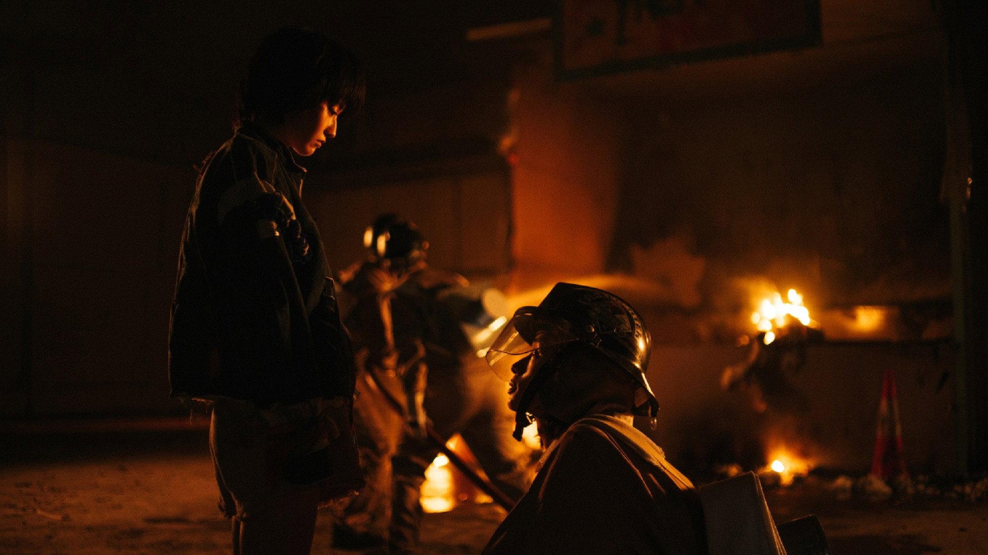 Fire Room 2021 movie scene