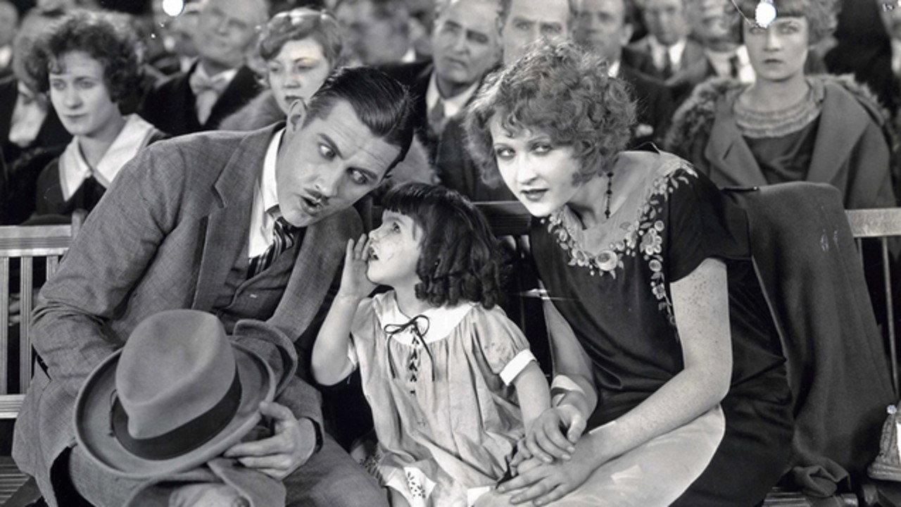 The Family Entrance 1925 movie scene