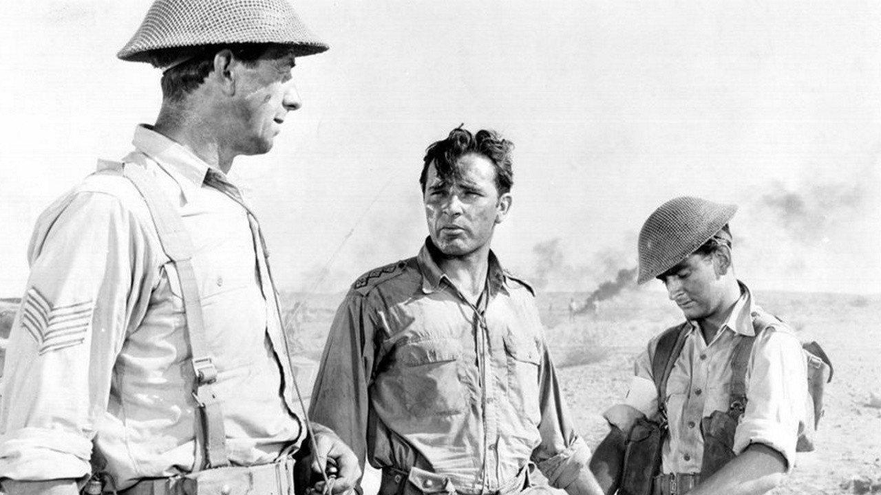 The Desert Rats 1953 movie scene