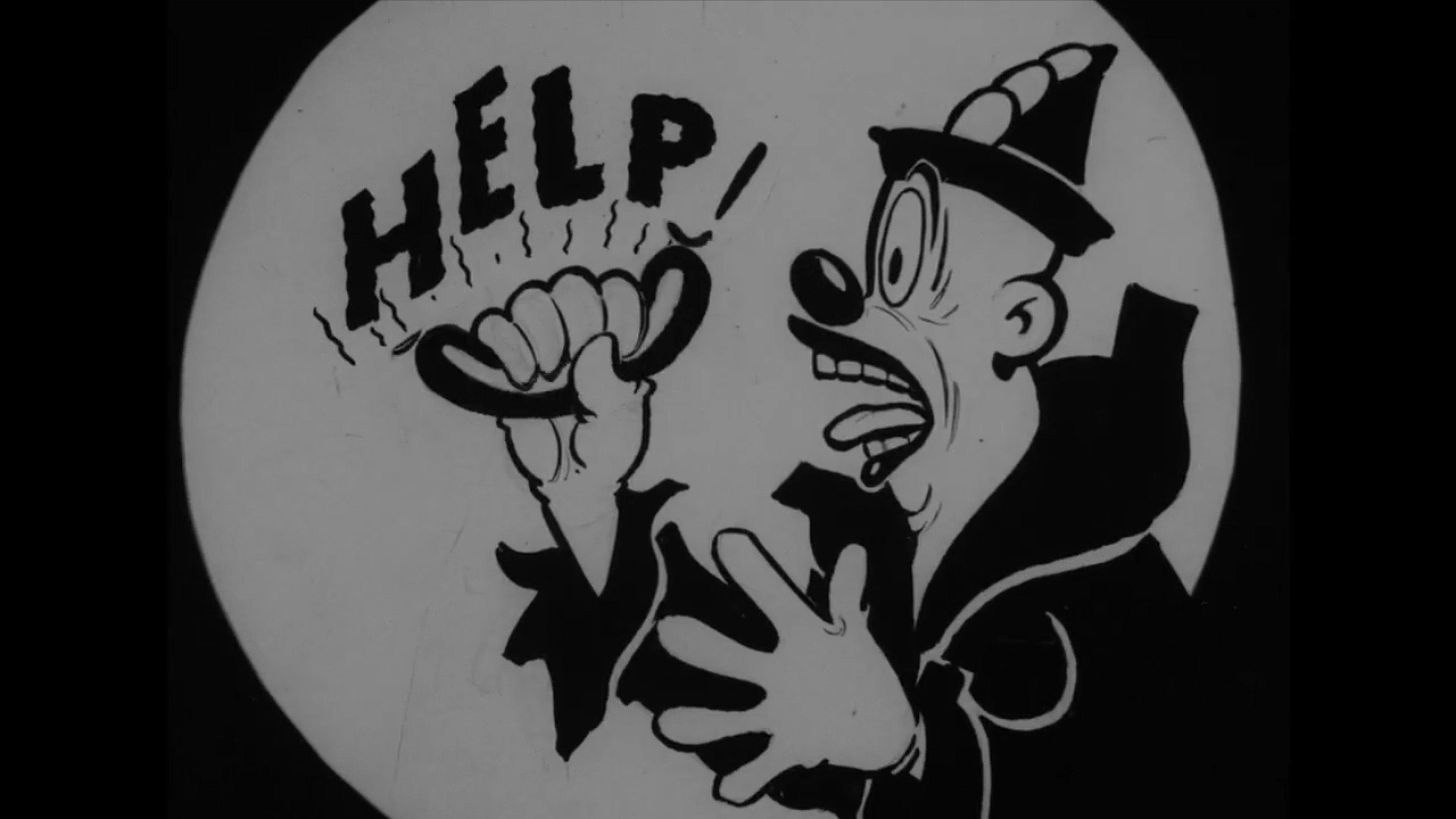 Ko-Ko's Hot Dog 1928 movie scene