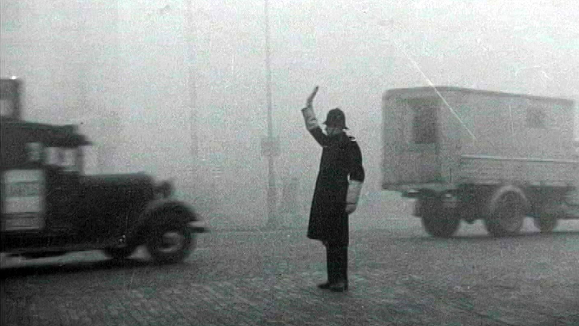 The Great Smog of London 2026 movie scene