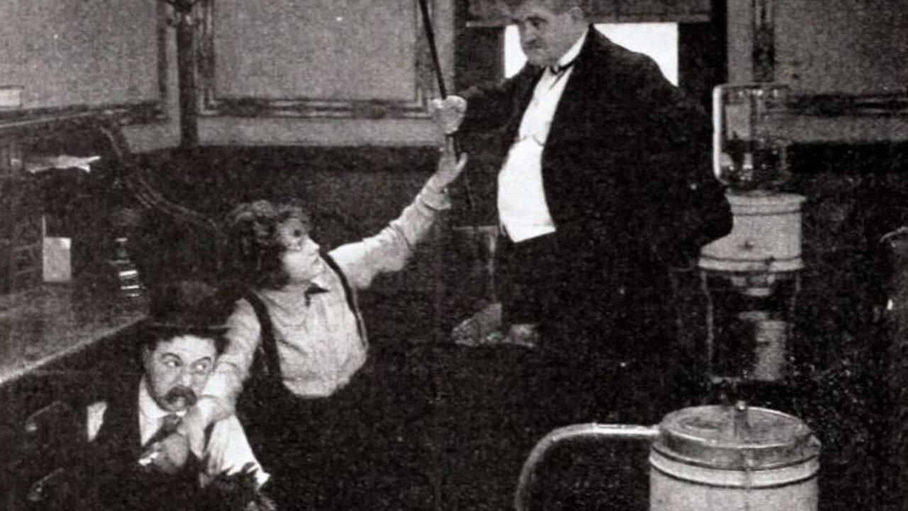 On Patrol 1922 movie scene