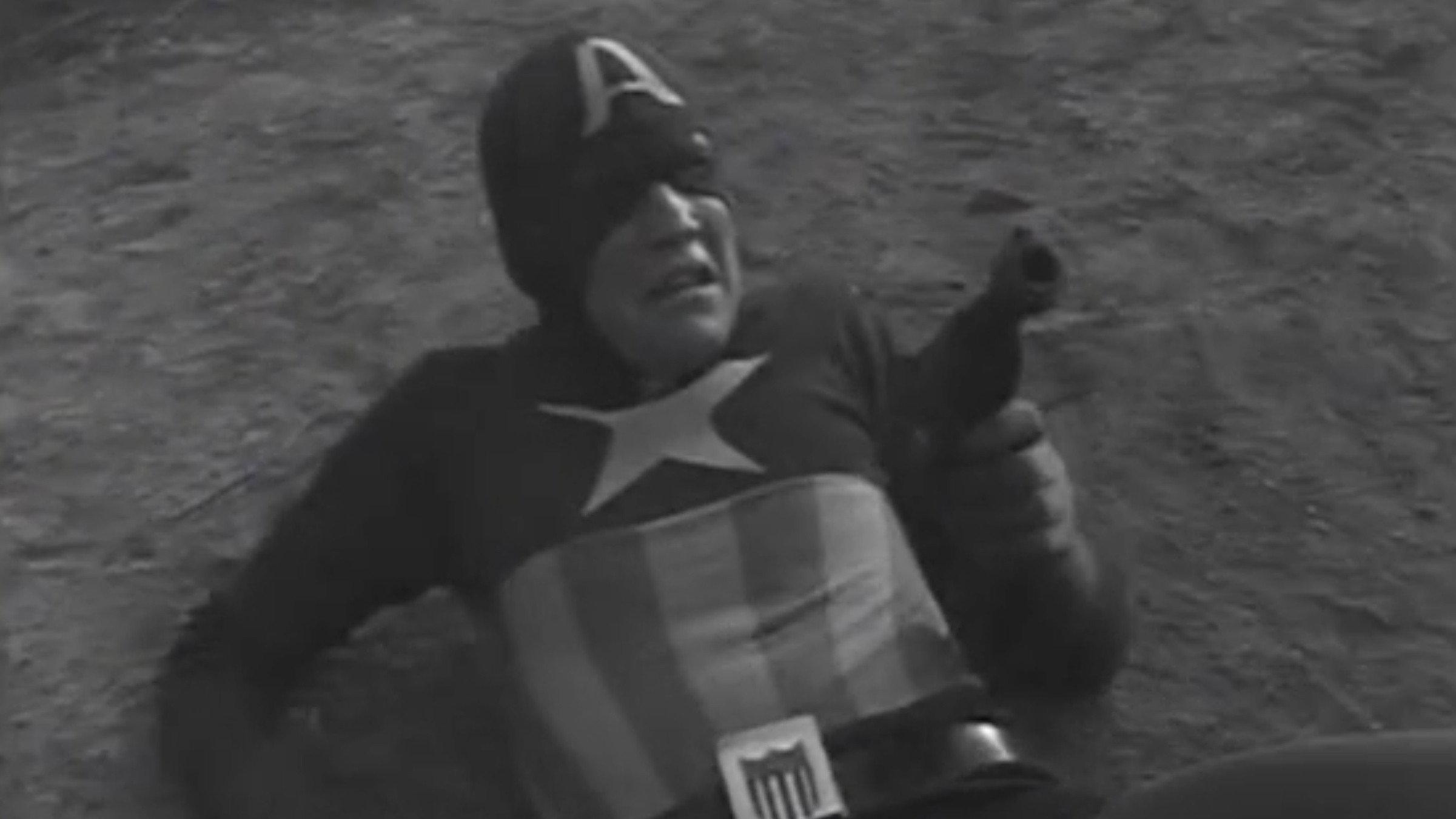 Captain America vs. The Mutant 1964 movie scene